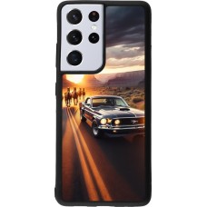 Samsung Galaxy S21 Ultra 5G Case Hülle - Silikon schwarz Mustang 69 Grand Canyon