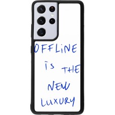 Samsung Galaxy S21 Ultra 5G Case Hülle - Silikon schwarz Offline is the new luxury