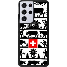 Samsung Galaxy S21 Ultra 5G Case Hülle - Silikon schwarz Poya Schweiz 1