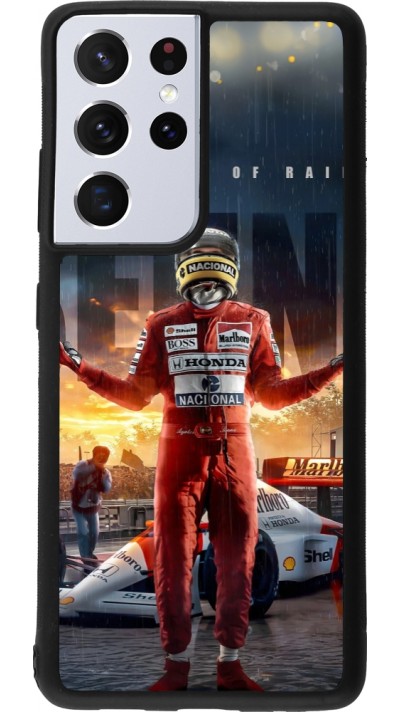 Coque Samsung Galaxy S21 Ultra 5G - Silicone rigide noir Senna The King of Rain