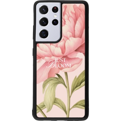 Samsung Galaxy S21 Ultra 5G Case Hülle - Silikon schwarz Just Bloom Spring 2026