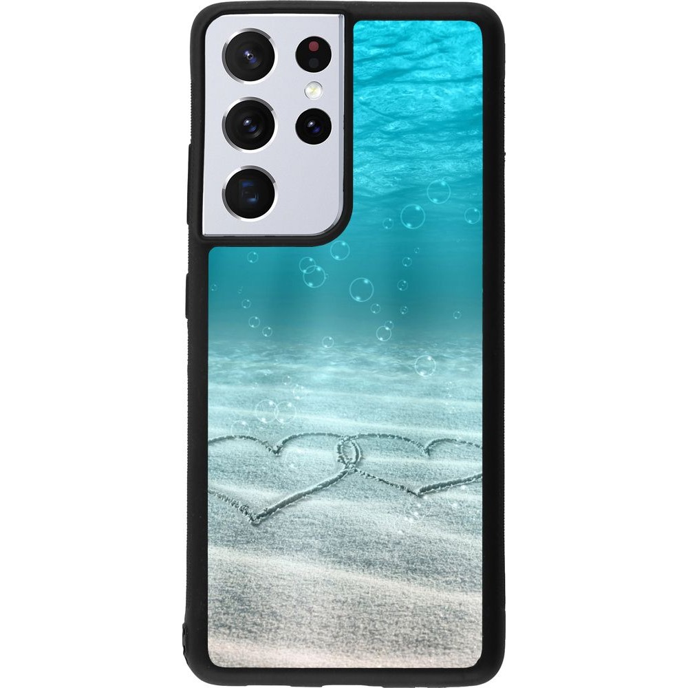 Coque Samsung Galaxy S21 Ultra 5G - Silicone rigide noir Summer 18 19