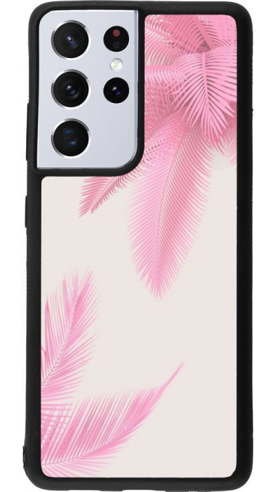 Coque Samsung Galaxy S21 Ultra 5G - Silicone rigide noir Summer 20 15