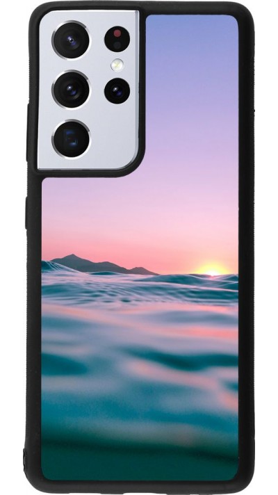 Coque Samsung Galaxy S21 Ultra 5G - Silicone rigide noir Summer 2021 12