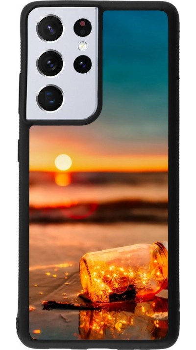 Coque Samsung Galaxy S21 Ultra 5G - Silicone rigide noir Summer 2021 16