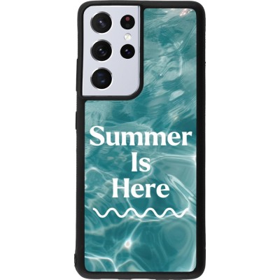Samsung Galaxy S21 Ultra 5G Case Hülle - Silikon schwarz Summer 2025 Summer is here