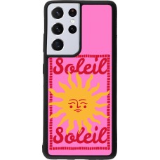 Coque Samsung Galaxy S21 Ultra 5G - Silicone rigide noir Sun sun 2026