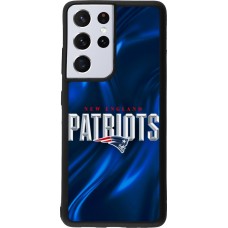 Samsung Galaxy S21 Ultra 5G Case Hülle - Silikon schwarz Super Bowl 26 Patriots 2