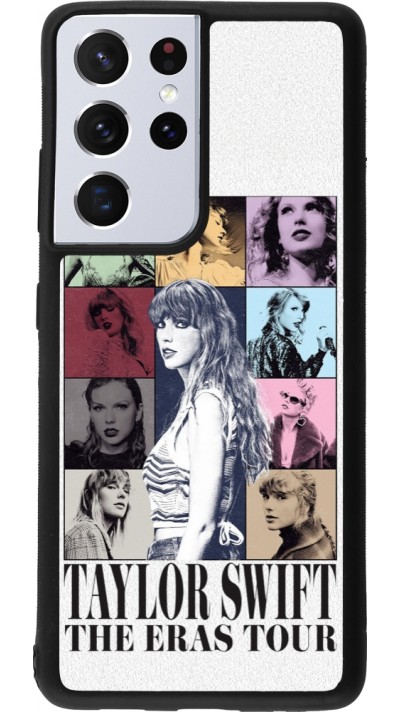 Coque Samsung Galaxy S21 Ultra 5G - Silicone rigide noir Taylor Swift The Eras Tour