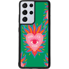 Coque Samsung Galaxy S21 Ultra 5G - Silicone rigide noir Viva la vida 2026