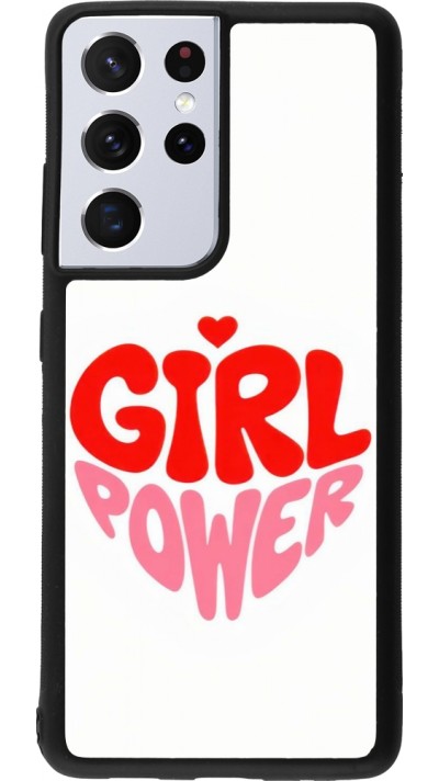 Coque Samsung Galaxy S21 Ultra 5G - Silicone rigide noir Womens day 2026 6