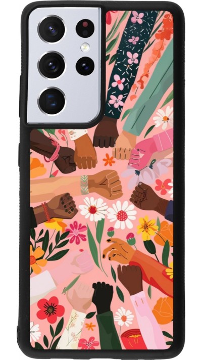Coque Samsung Galaxy S21 Ultra 5G - Silicone rigide noir Womens day 2026 8
