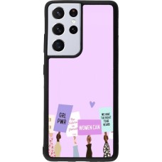 Coque Samsung Galaxy S21 Ultra 5G - Silicone rigide noir Womens day 2026 9