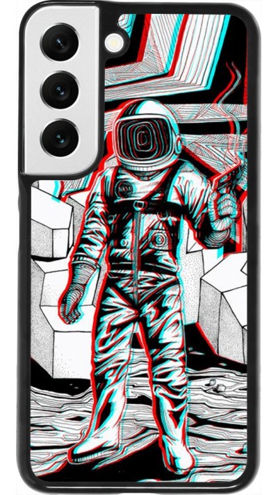 Hülle Samsung Galaxy S22 - Anaglyph Astronaut