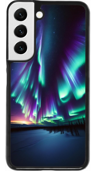 Samsung Galaxy S22 Case Hülle - Funkelndes Nordlicht