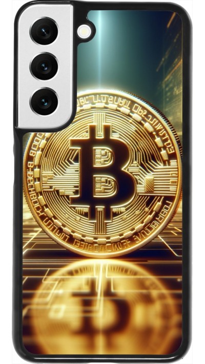 Samsung Galaxy S22 Case Hülle - Bitcoin Stehen