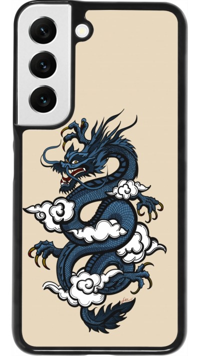 Samsung Galaxy S22 Case Hülle - Blue Dragon Tattoo