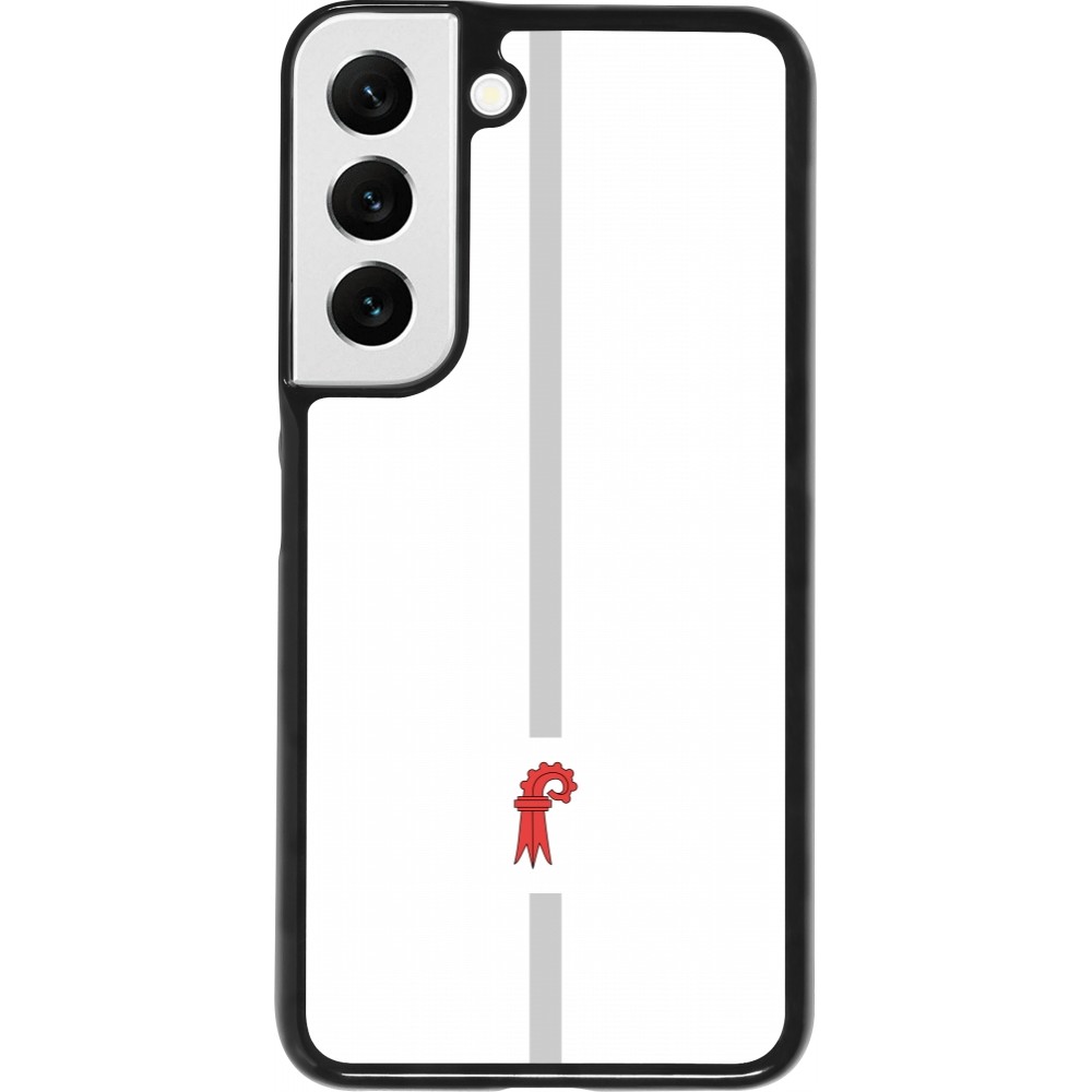 Samsung Galaxy S22 Case Hülle - Kanton BL weiss