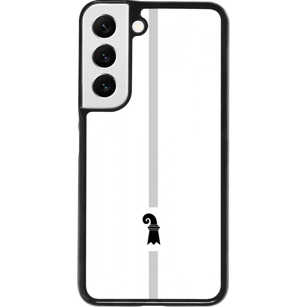 Samsung Galaxy S22 Case Hülle - Kanton BS weiss