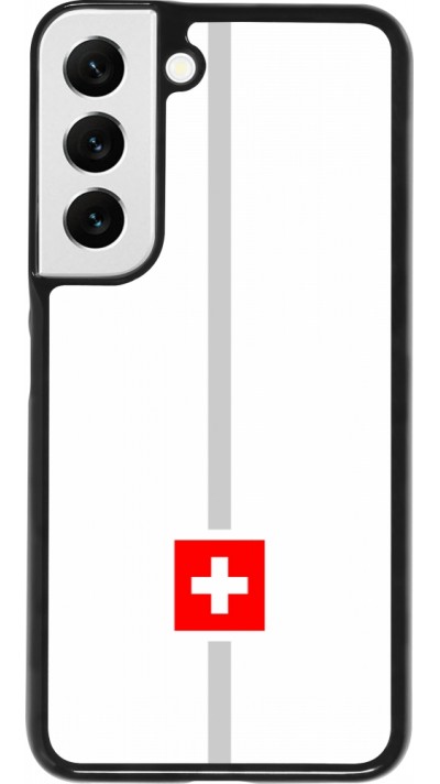 Samsung Galaxy S22 Case Hülle - Kanton CH weiss
