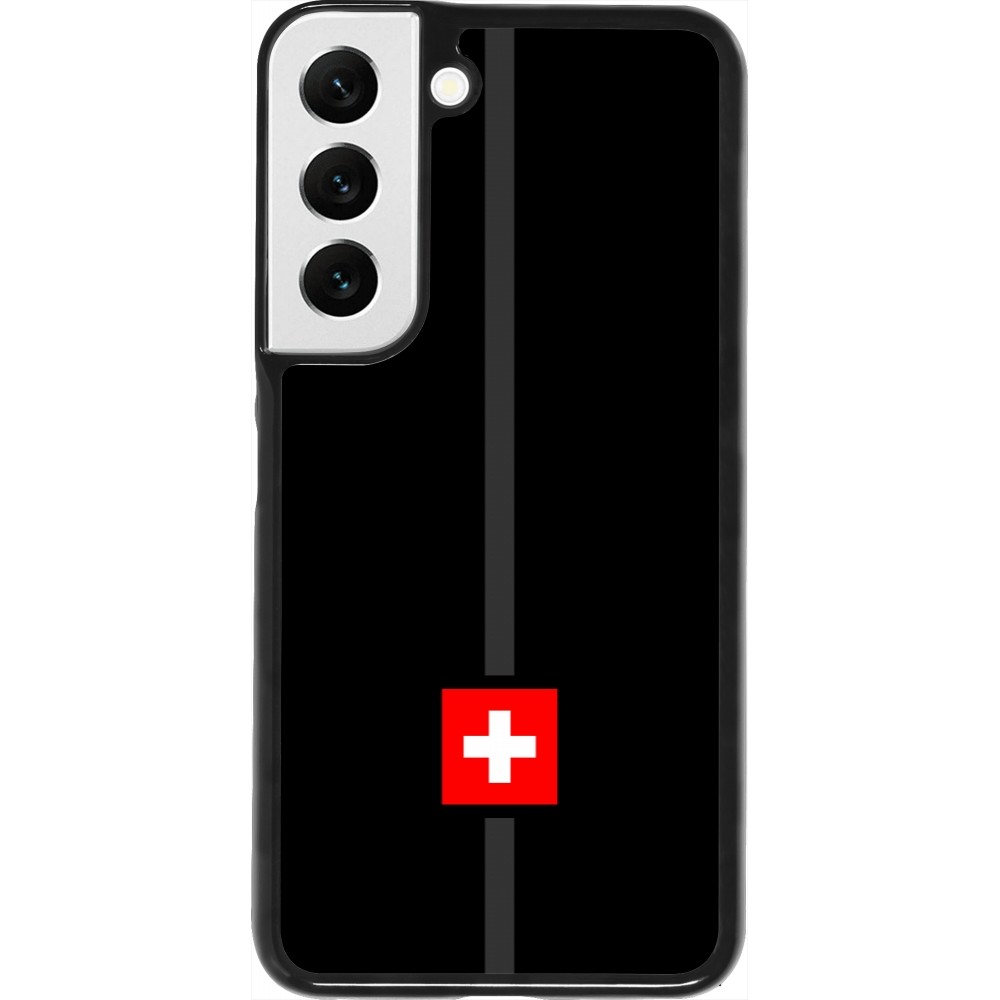 Coque Samsung Galaxy S22 - Canton CH noir