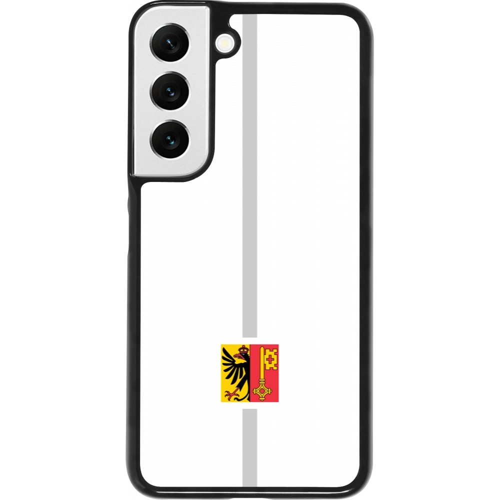 Samsung Galaxy S22 Case Hülle - Kanton GE weiss