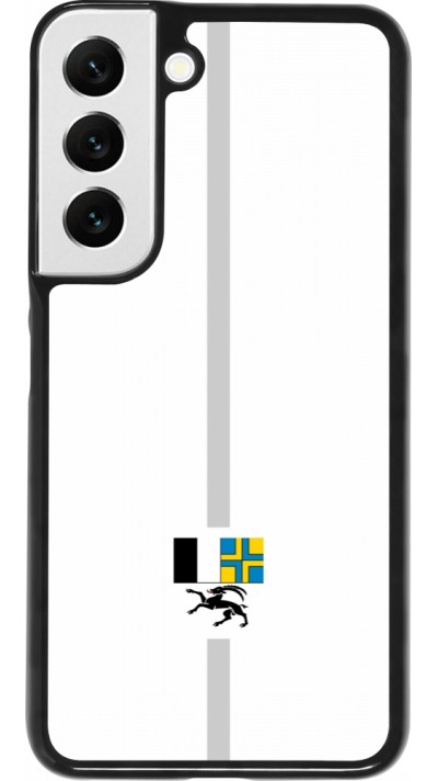 Samsung Galaxy S22 Case Hülle - Kanton GR weiss