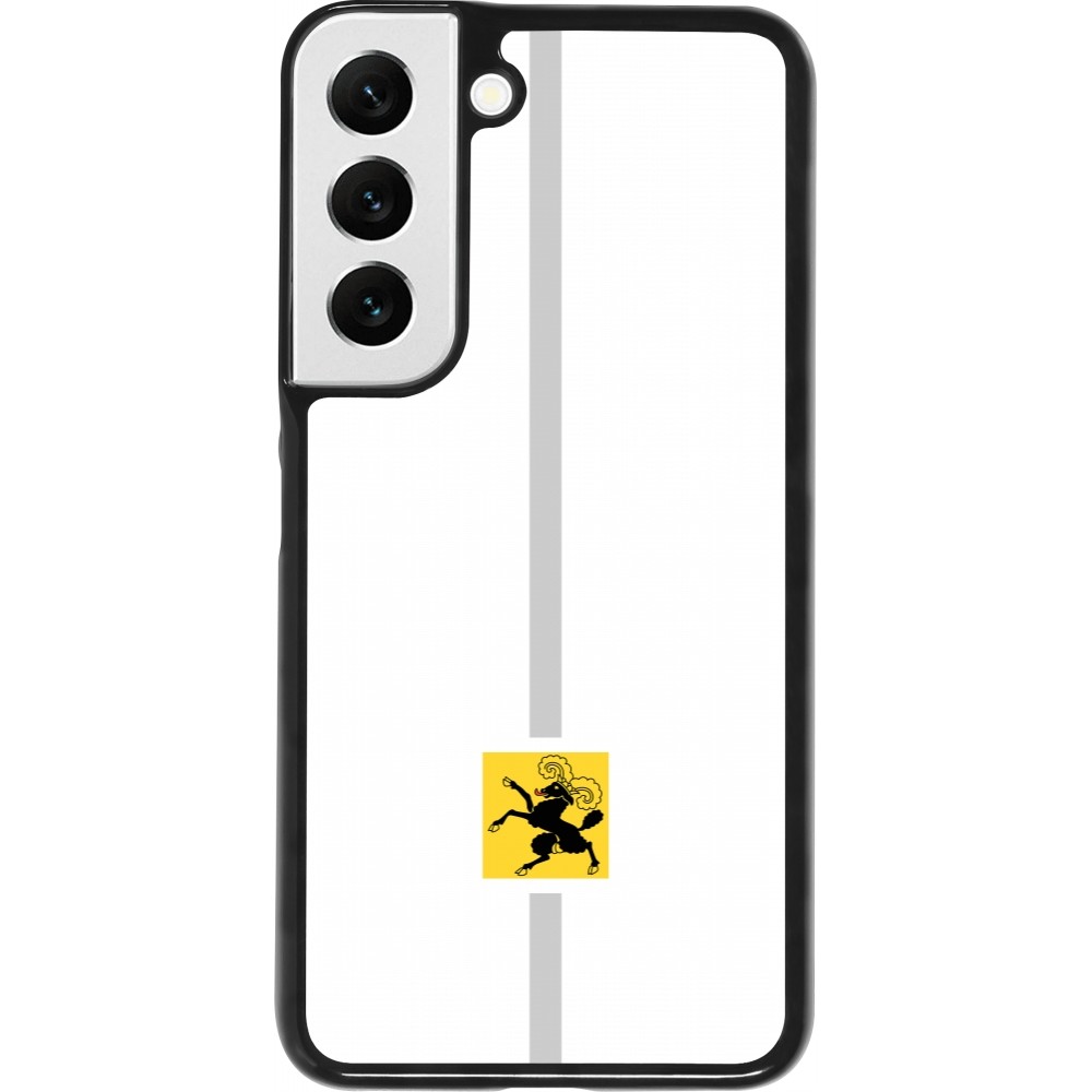 Samsung Galaxy S22 Case Hülle - Kanton SH weiss