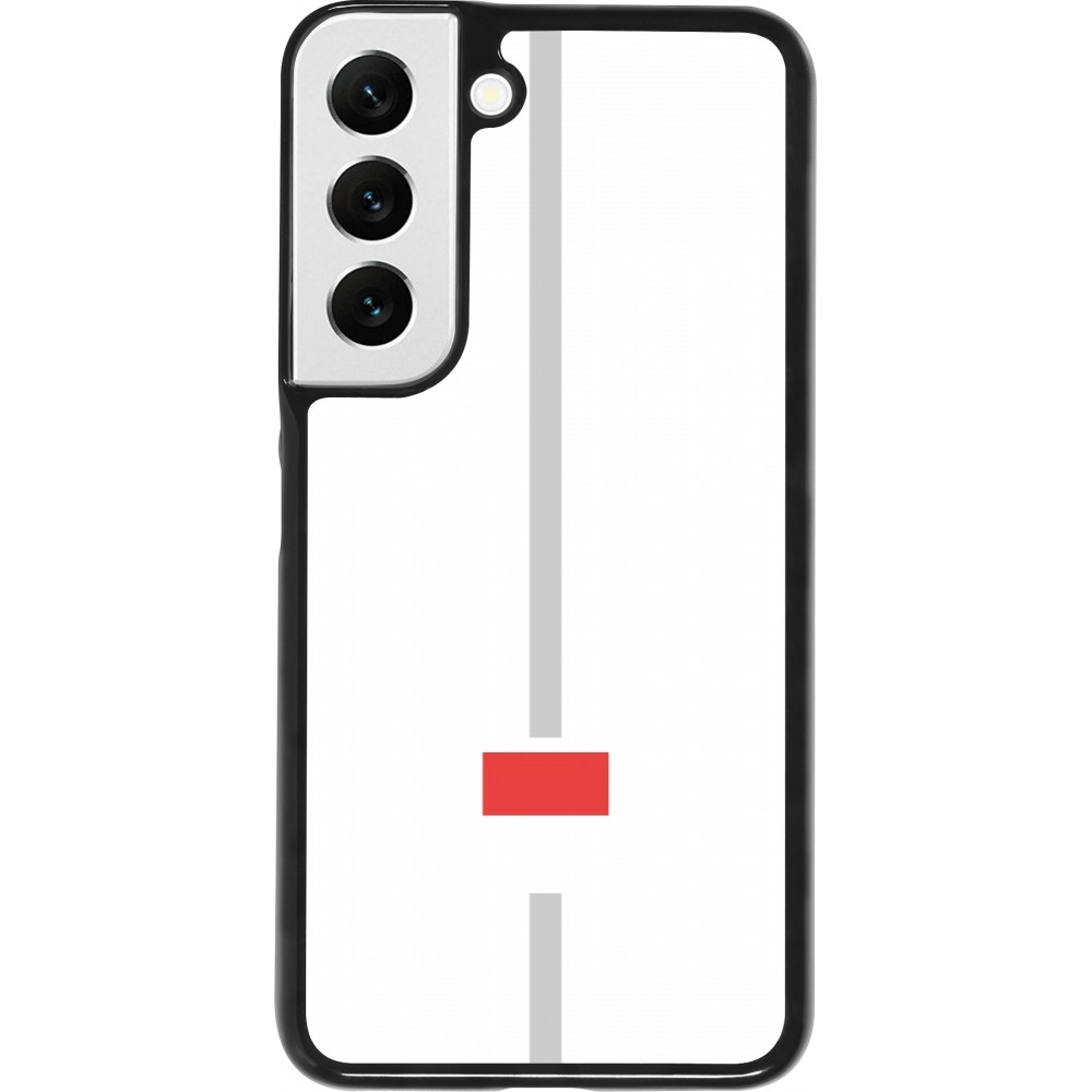 Samsung Galaxy S22 Case Hülle - Kanton SO weiss