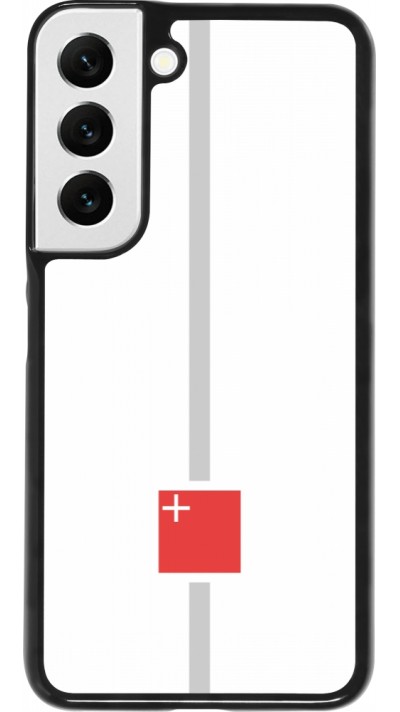 Samsung Galaxy S22 Case Hülle - Kanton SZ weiss