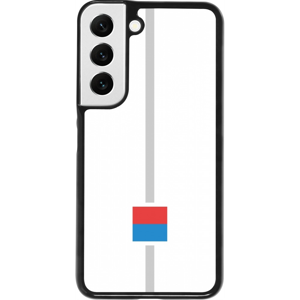 Samsung Galaxy S22 Case Hülle - Kanton TI weiss