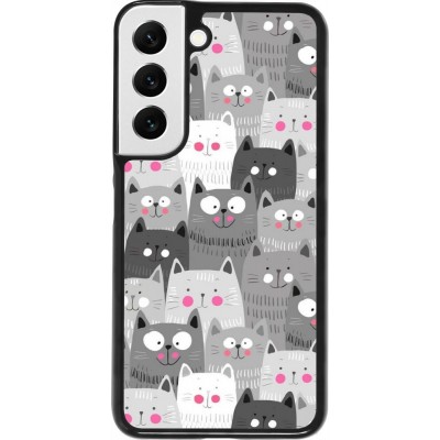 Hülle Samsung Galaxy S22 - Katzenschwärme