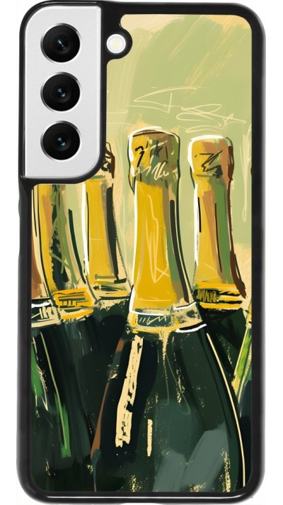 Coque Samsung Galaxy S22 - Champagne peinture