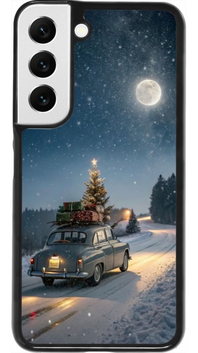 Coque Samsung Galaxy S22 - Christmas 25 Car with Tree Xmas