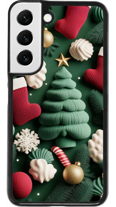 Coque Samsung Galaxy S22 - Christmas 25 Christmas textiles