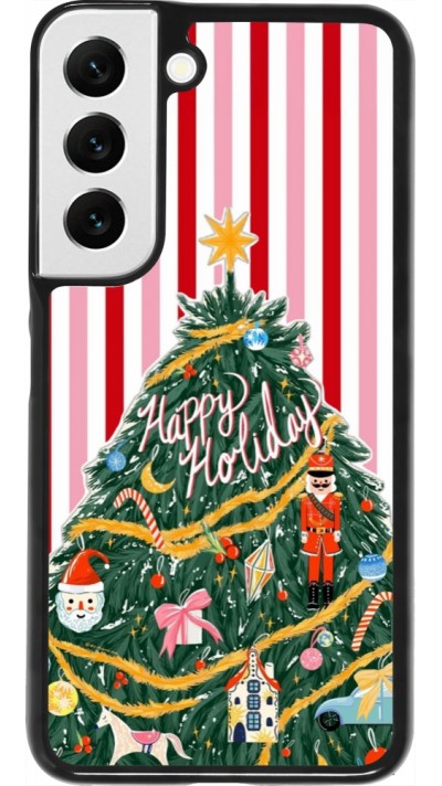 Samsung Galaxy S22 Case Hülle - Christmas 25 Happy Holiday
