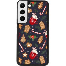 Coque Samsung Galaxy S22 - Christmas 25 Pattern Gingerbread House
