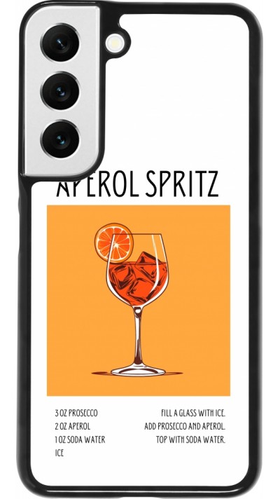 Samsung Galaxy S22 Case Hülle - Cocktail Rezept Aperol Spritz
