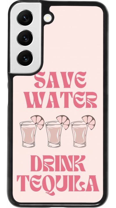 Samsung Galaxy S22 Case Hülle - Cocktail Save Water Drink Tequila
