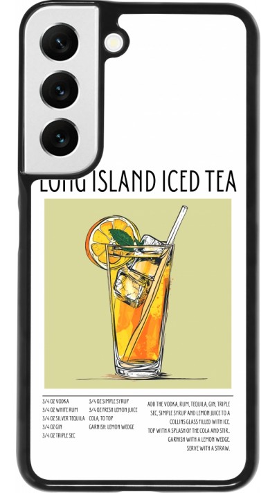 Samsung Galaxy S22 Case Hülle - Cocktail Rezept Long Island Ice Tea