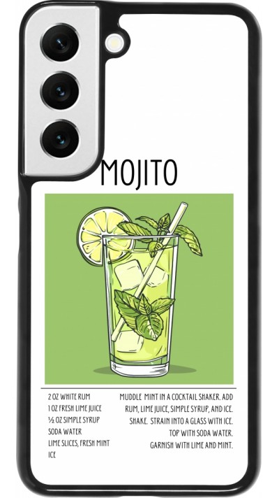 Samsung Galaxy S22 Case Hülle - Cocktail Rezept Mojito