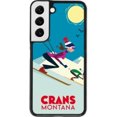 Samsung Galaxy S22 Case Hülle - Crans-Montana Ski Downhill