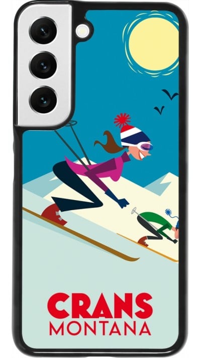 Coque Samsung Galaxy S22 - Crans-Montana Ski Downhill