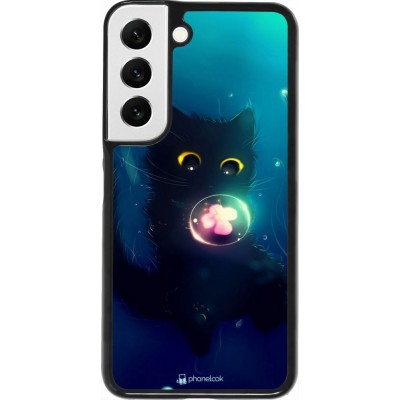 Coque Samsung Galaxy S22 - Cute Cat Bubble
