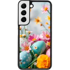 Coque Samsung Galaxy S22 - Easter 2026 Eggs with flowers
