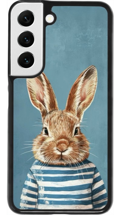 Coque Samsung Galaxy S22 - Easter 2026 Rabbit navy