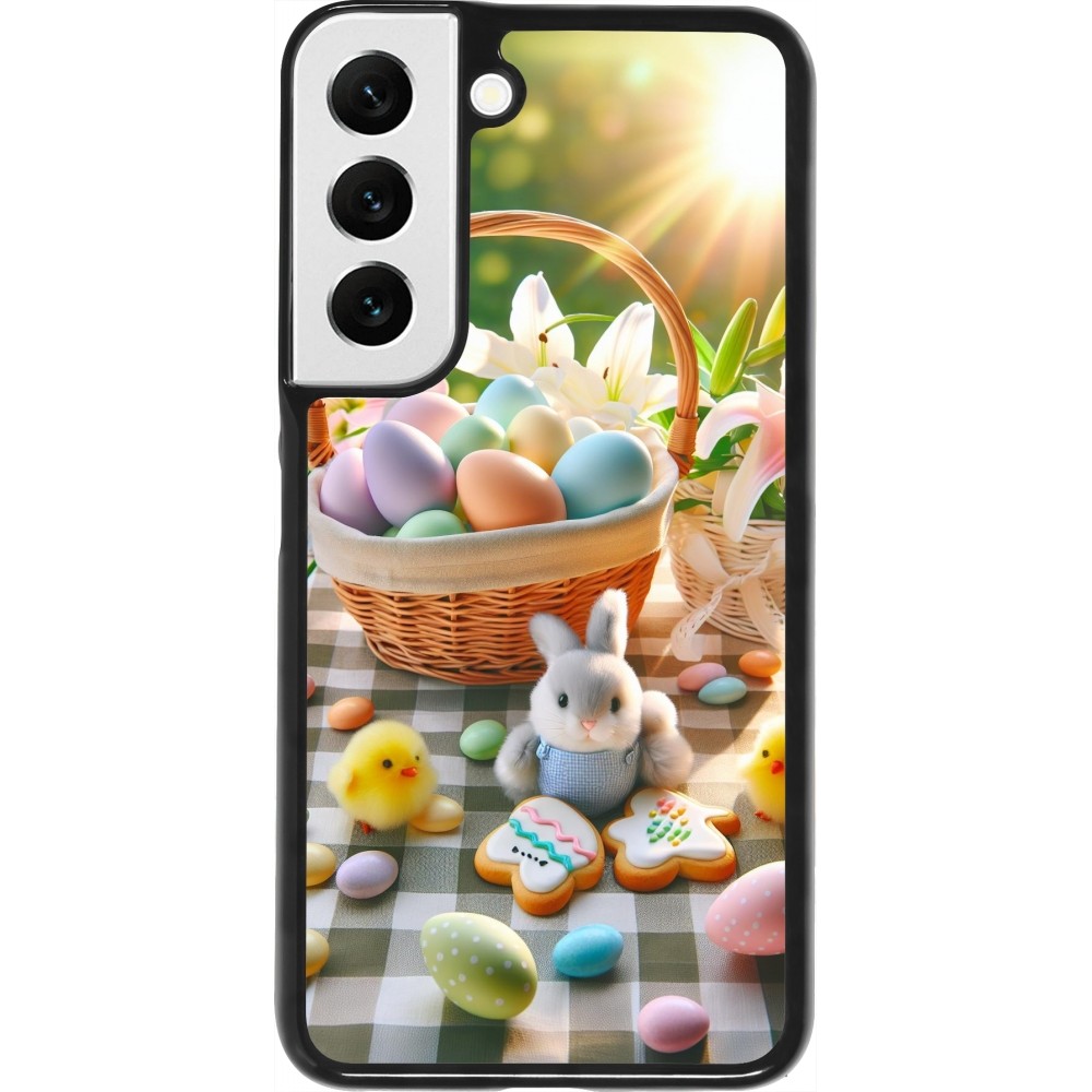 Coque Samsung Galaxy S22 - Easter 2025 Panier Pâques