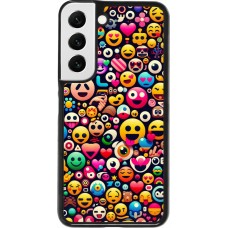 Coque Samsung Galaxy S22 - Emoji Mix Color