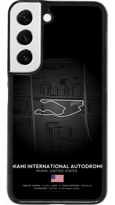 Samsung Galaxy S22 Case Hülle - F1 Track 2025 Miami