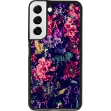 Coque Samsung Galaxy S22 - Flowers Dark